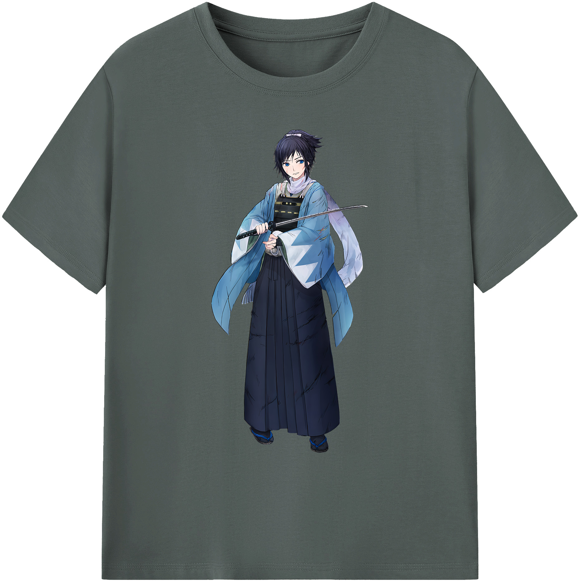 （画像用） 刀剣乱舞 Touken Ranbu 綿100％ メンズ半袖Tシャツ｜肌触りやわらか＆通気性